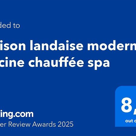 Maison Landaise Moderne Piscine Chauffee Spa Lit-et-Mixe Dış mekan fotoğraf