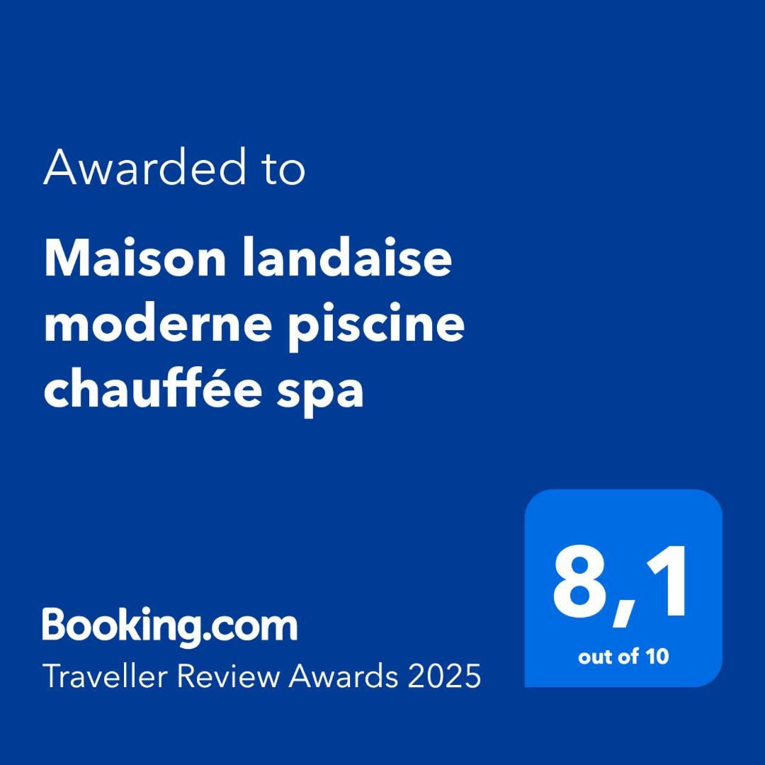Maison Landaise Moderne Piscine Chauffee Spa Lit-et-Mixe Dış mekan fotoğraf